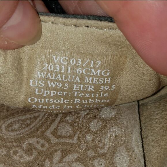 Olukai Waialua Gray Mesh Loafers - Picture 8 of 8